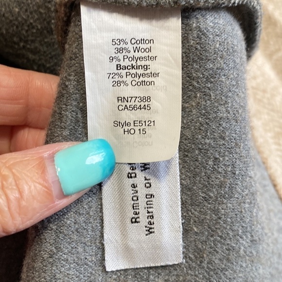 Madewell Sweater Herringbone Mockneck Sweatshirt Brown Cream Jersey Boxy Sz XS - Picture 8 of 10